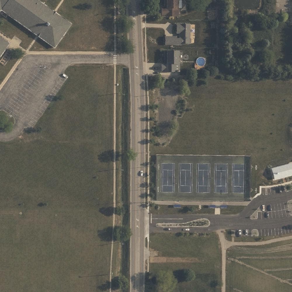 Aerial view of Rotary Community Park