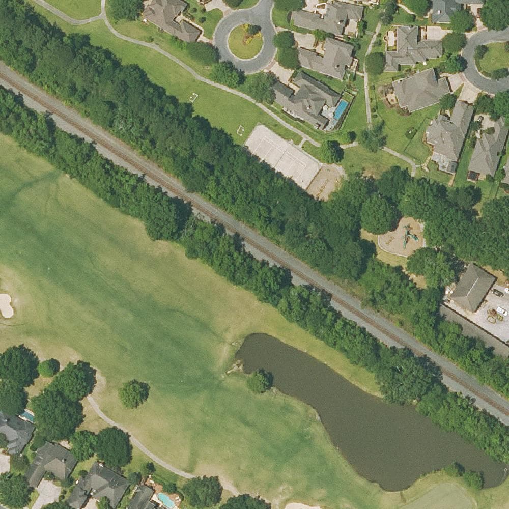 Aerial view of Santa Maria Park