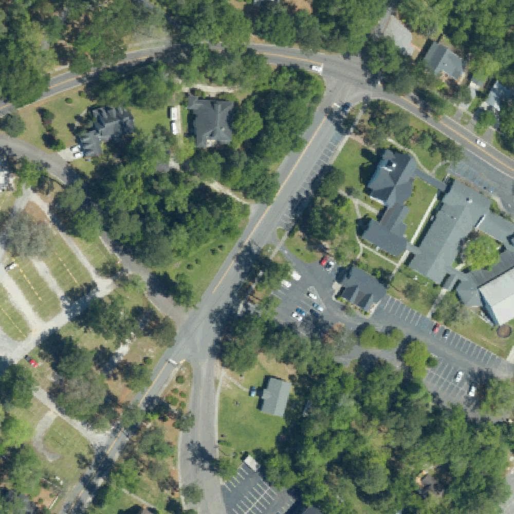 Aerial view of Saul Alexander Park