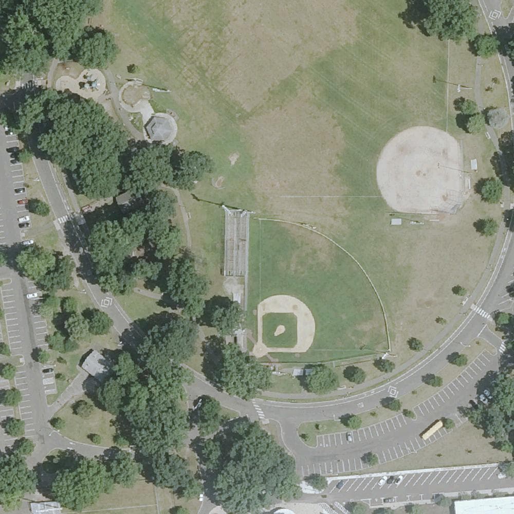 Aerial view of Scalzi Park