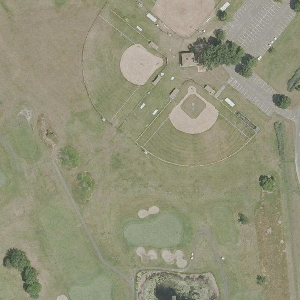 Aerial view of Short Beach Park