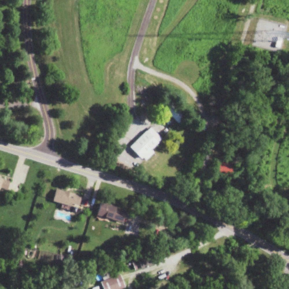 Aerial view of Sioux Passage Park
