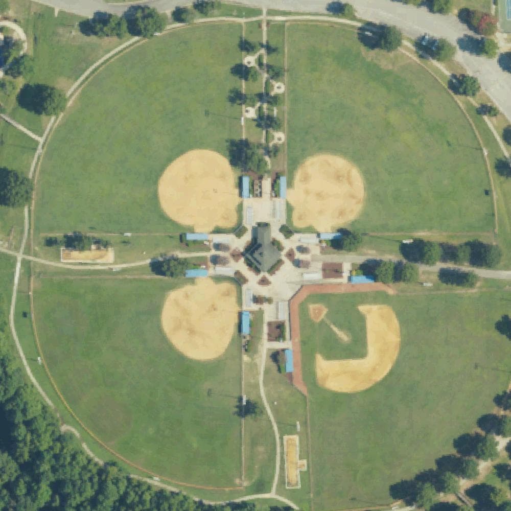 Aerial view of Smithfield Community Park