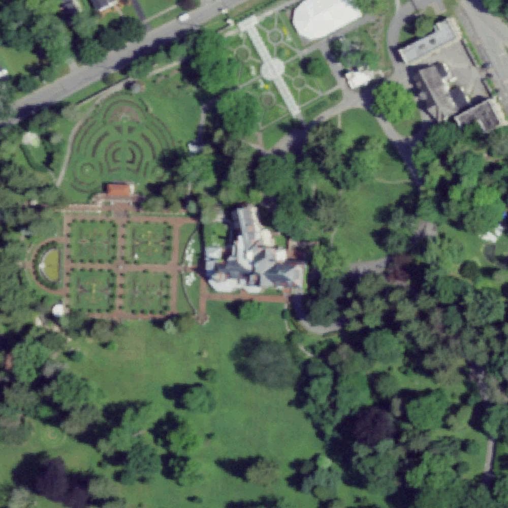 Aerial view of Sonnenberg Park