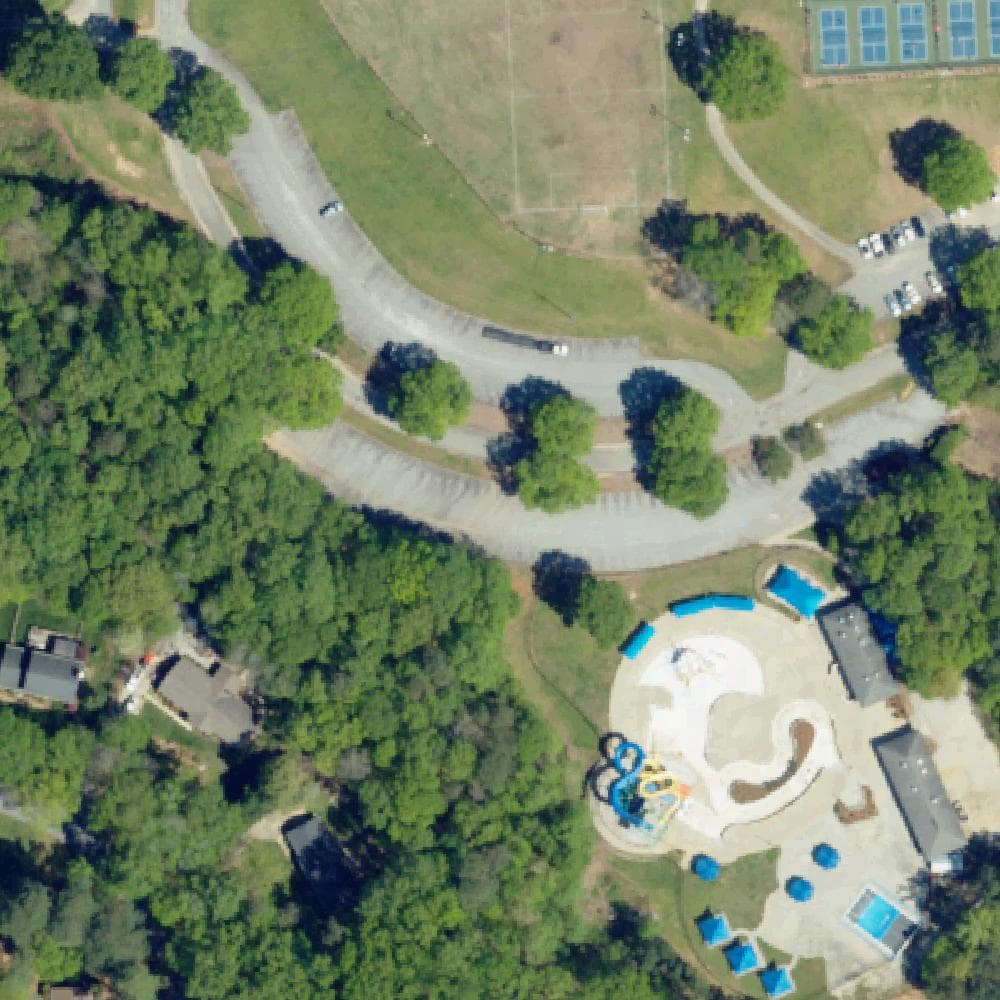 Aerial view of Southside Park