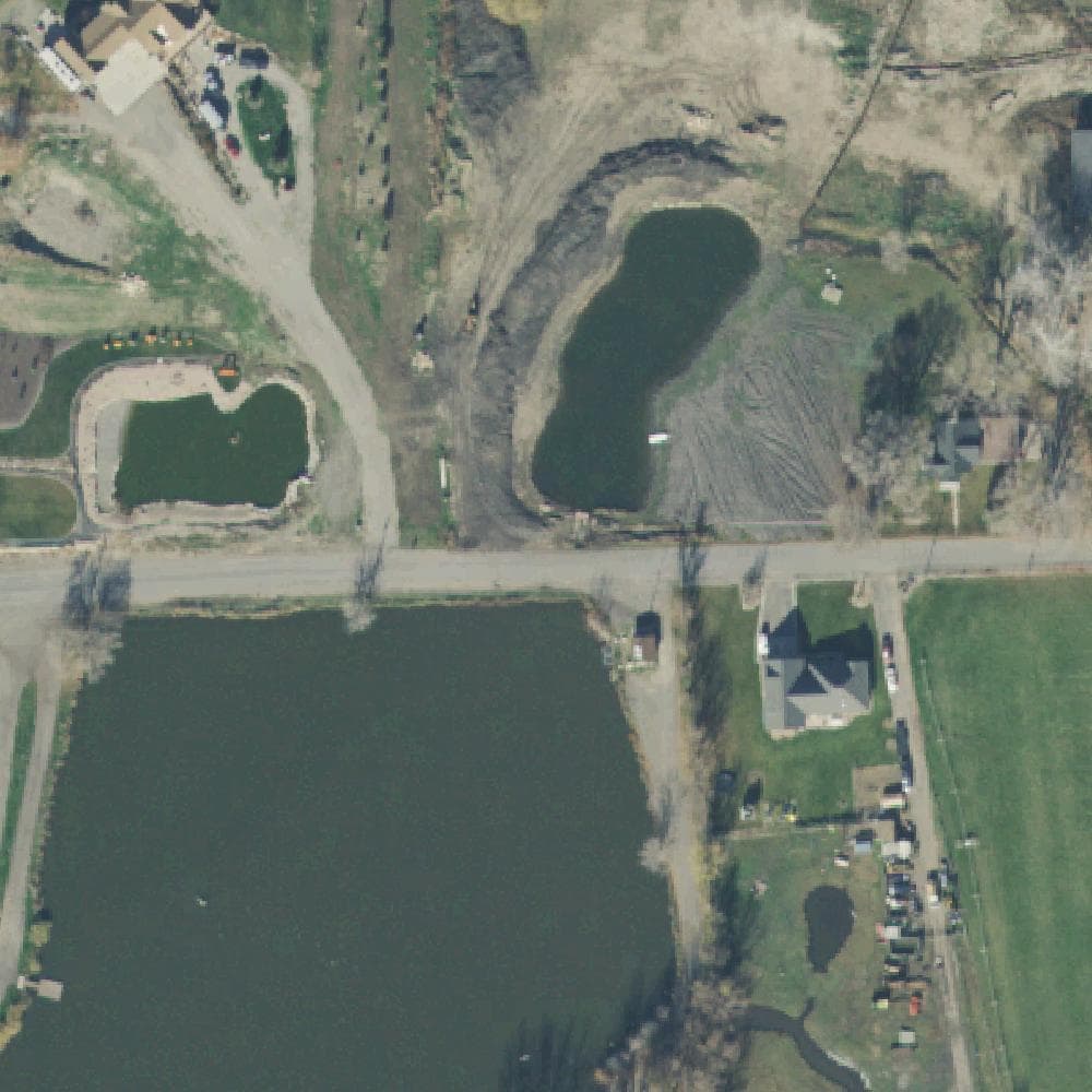 Aerial view of Spring Lake Park