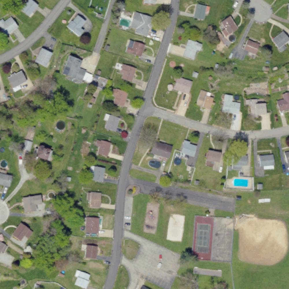 Aerial view of Stoneridge Park