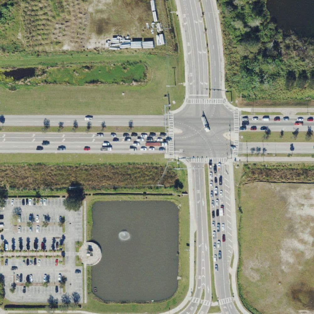 Aerial view of Sun-N-Fun RV Resort
