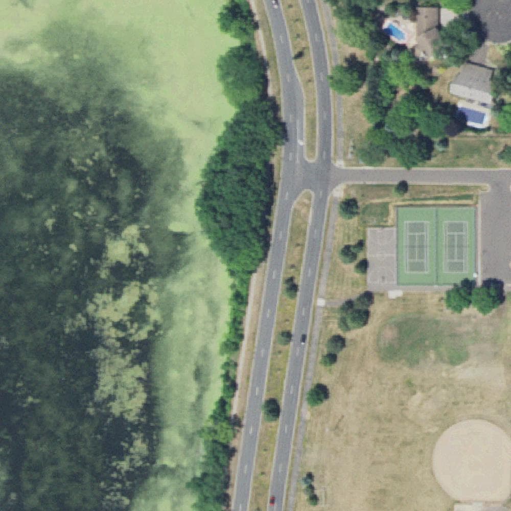 Aerial view of Sunrise Park