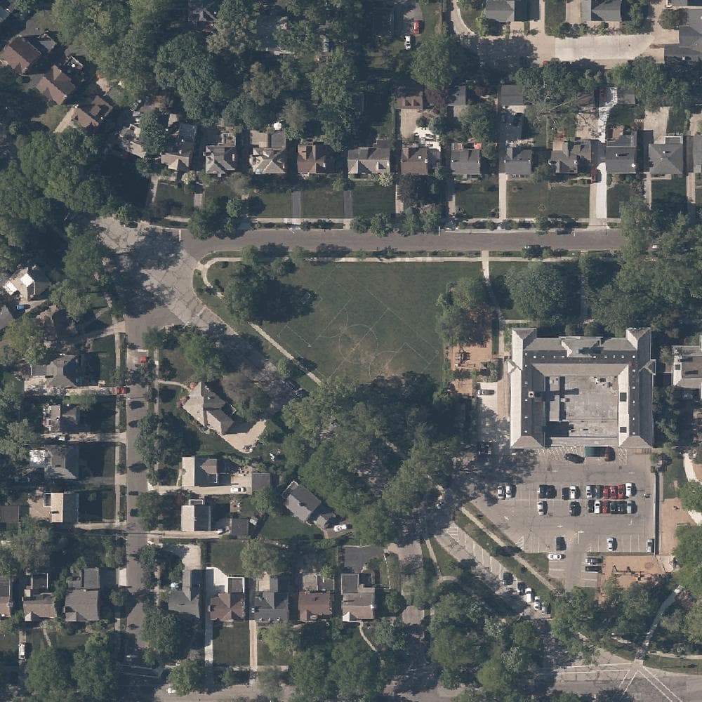 Aerial view of Sussex Park