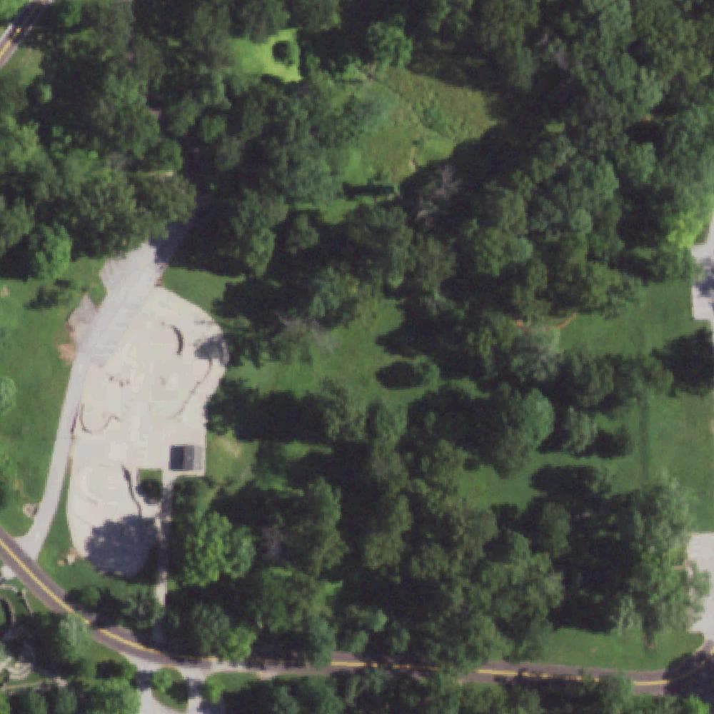 Aerial view of Sylvan Springs Park