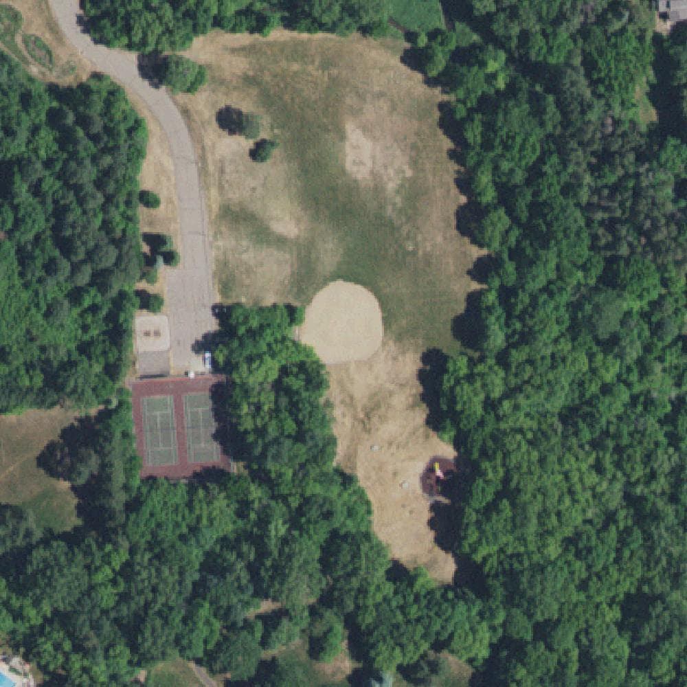 Aerial view of Tablyn Park