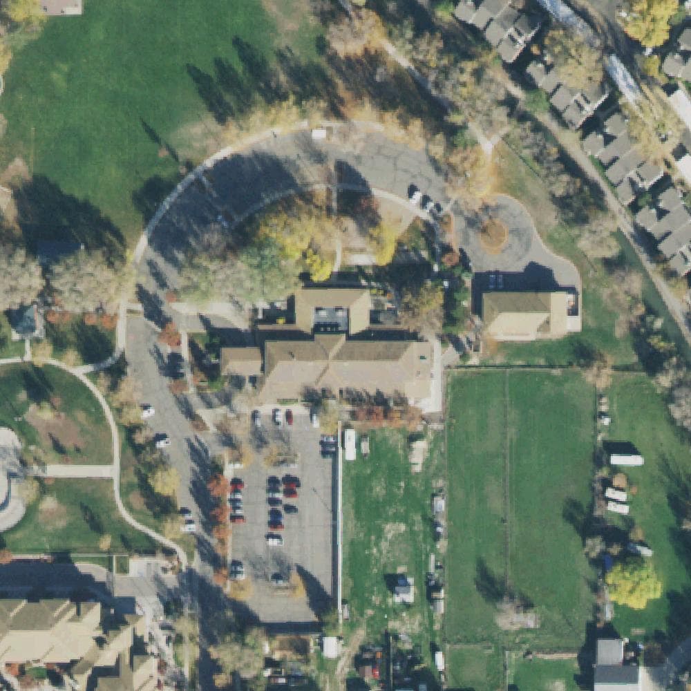 Aerial view of Taylorsville Senior Center