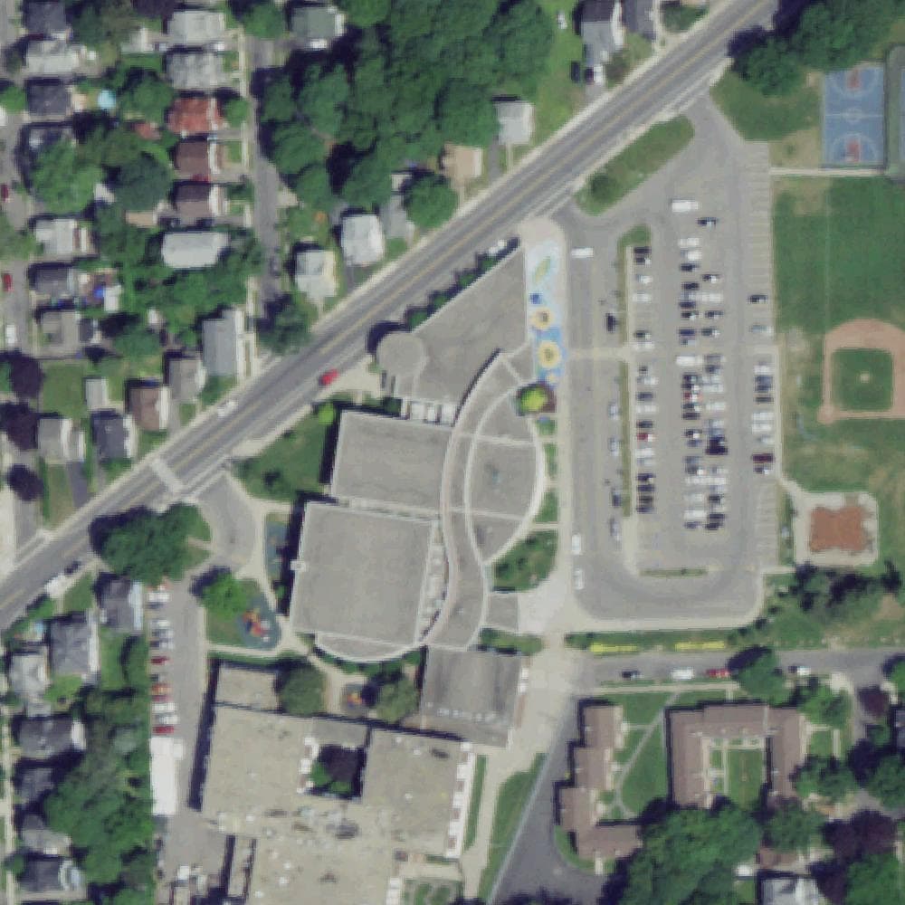 Aerial view of Thomas P. Ryan R-Center