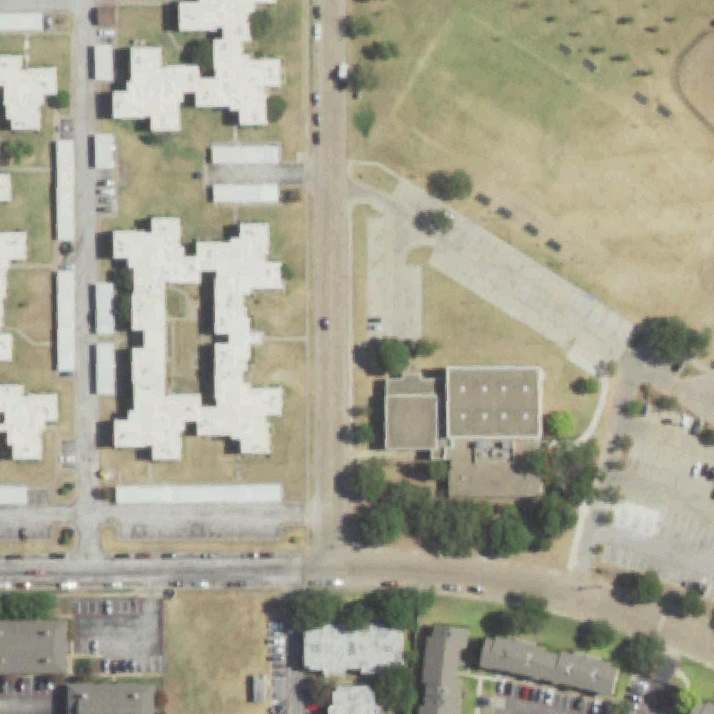 Aerial view of Thurgood Marshall Park