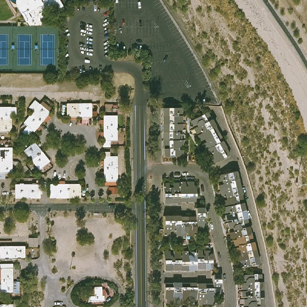 Aerial view of Tucson Racquet & Fitness Club