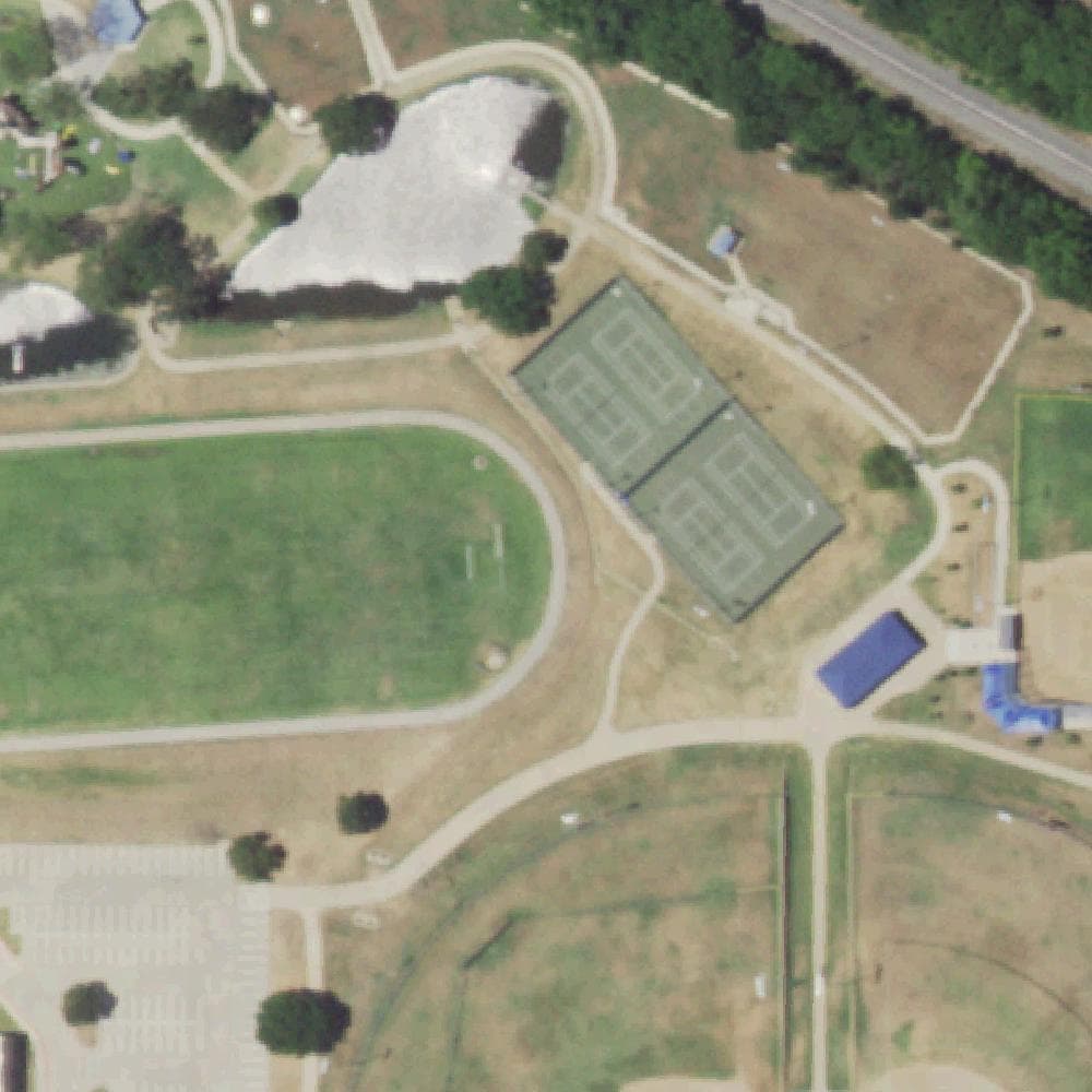 Aerial view of Unity Park