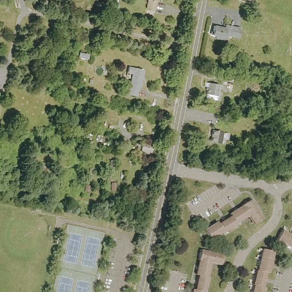 Aerial view of Veteran's Memorial Park