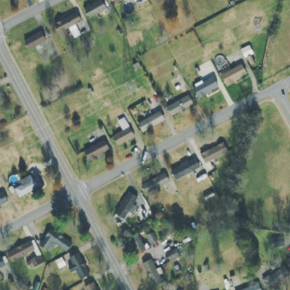 Aerial view of Veterans Park Pickleball Complex