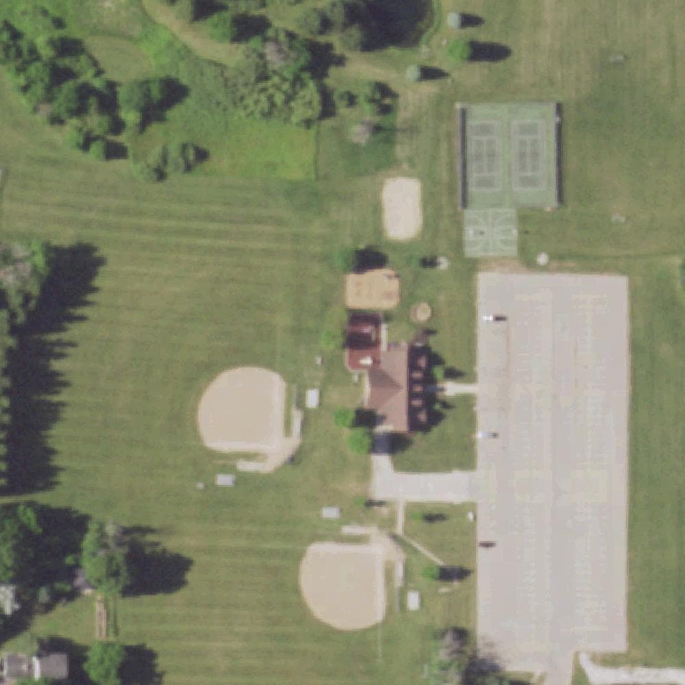 Aerial view of Wagner Park