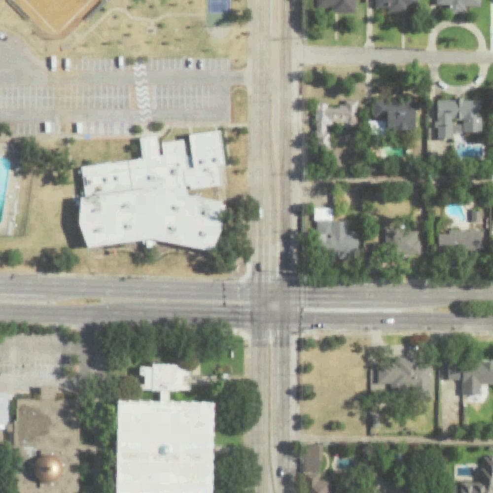 Aerial view of Walnut Hill Park