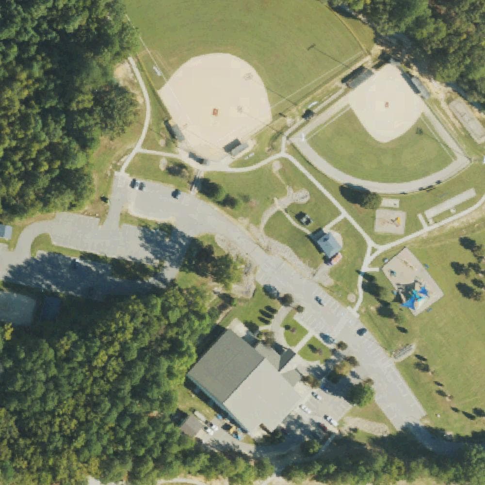 Aerial view of Wendell Park