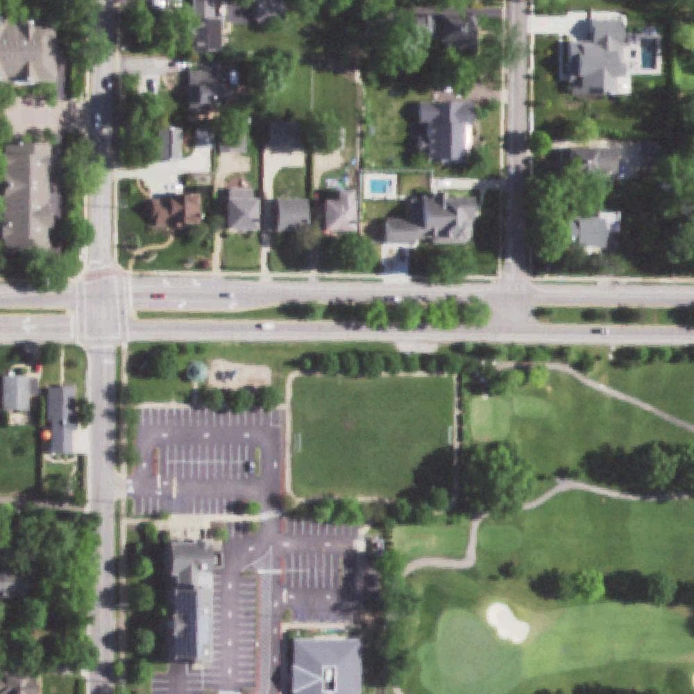 Aerial view of Westborough Country Club