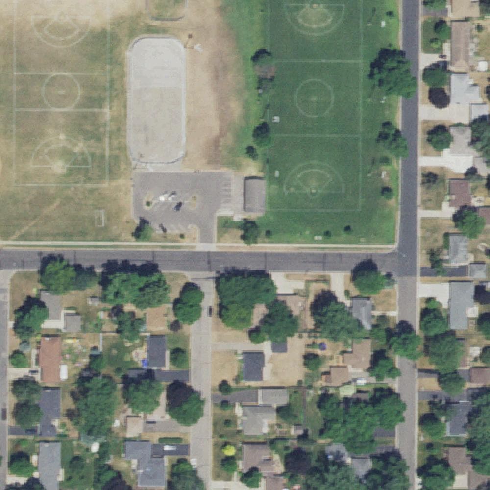 Aerial view of Westwood Park
