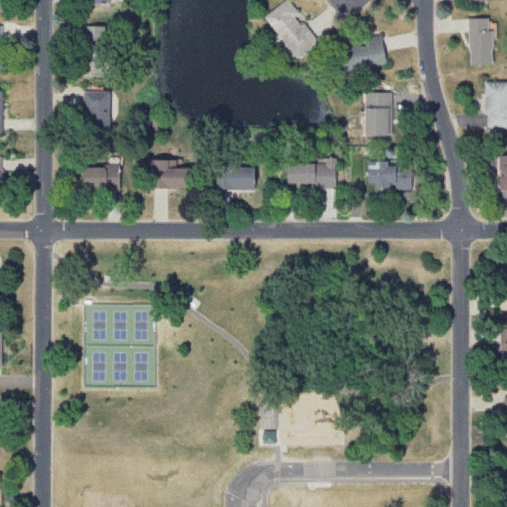 Aerial view of Wildwood Park