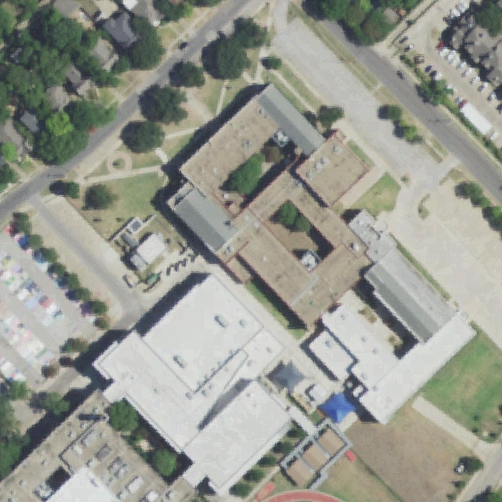 Aerial view of Willis Winters Park