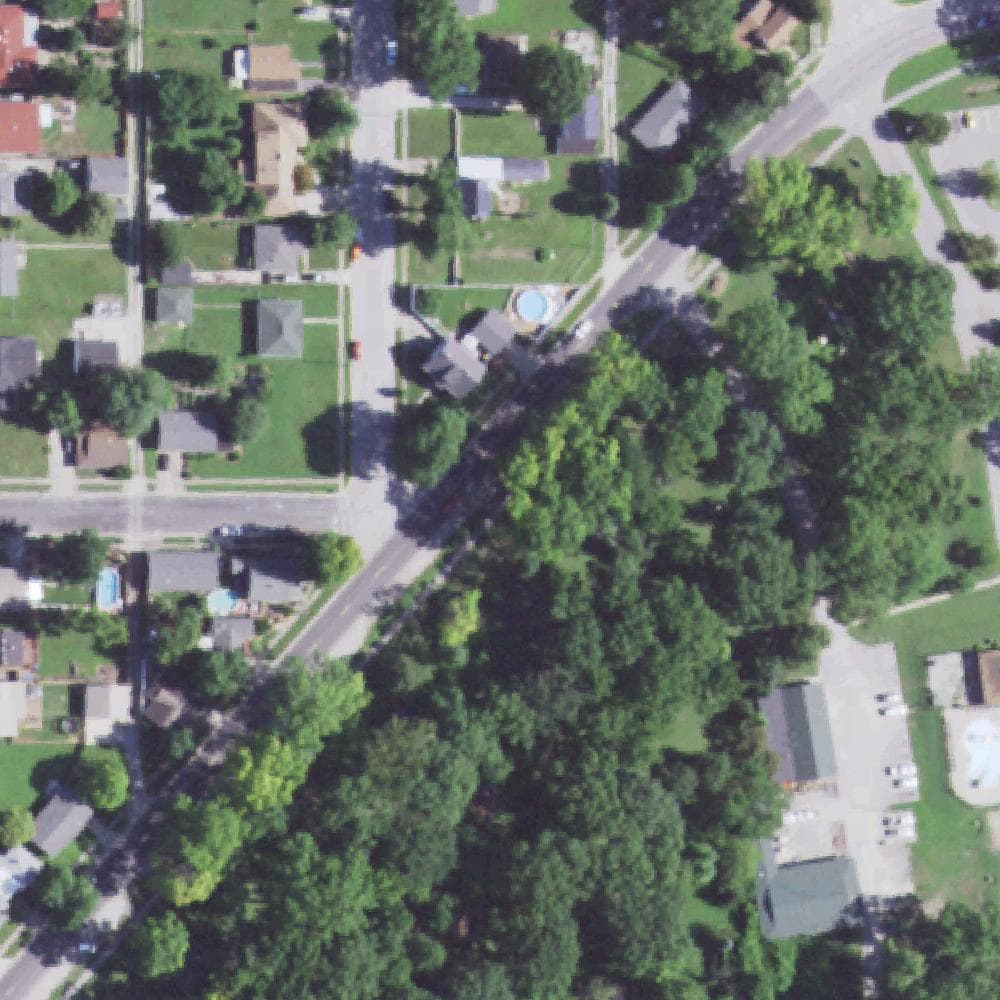 Aerial view of Wilson Park