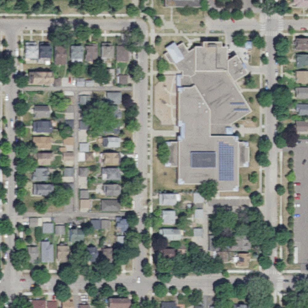 Aerial view of Windom Park