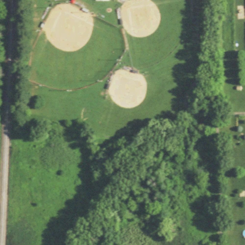 Aerial view of Windsor Fireman's Park