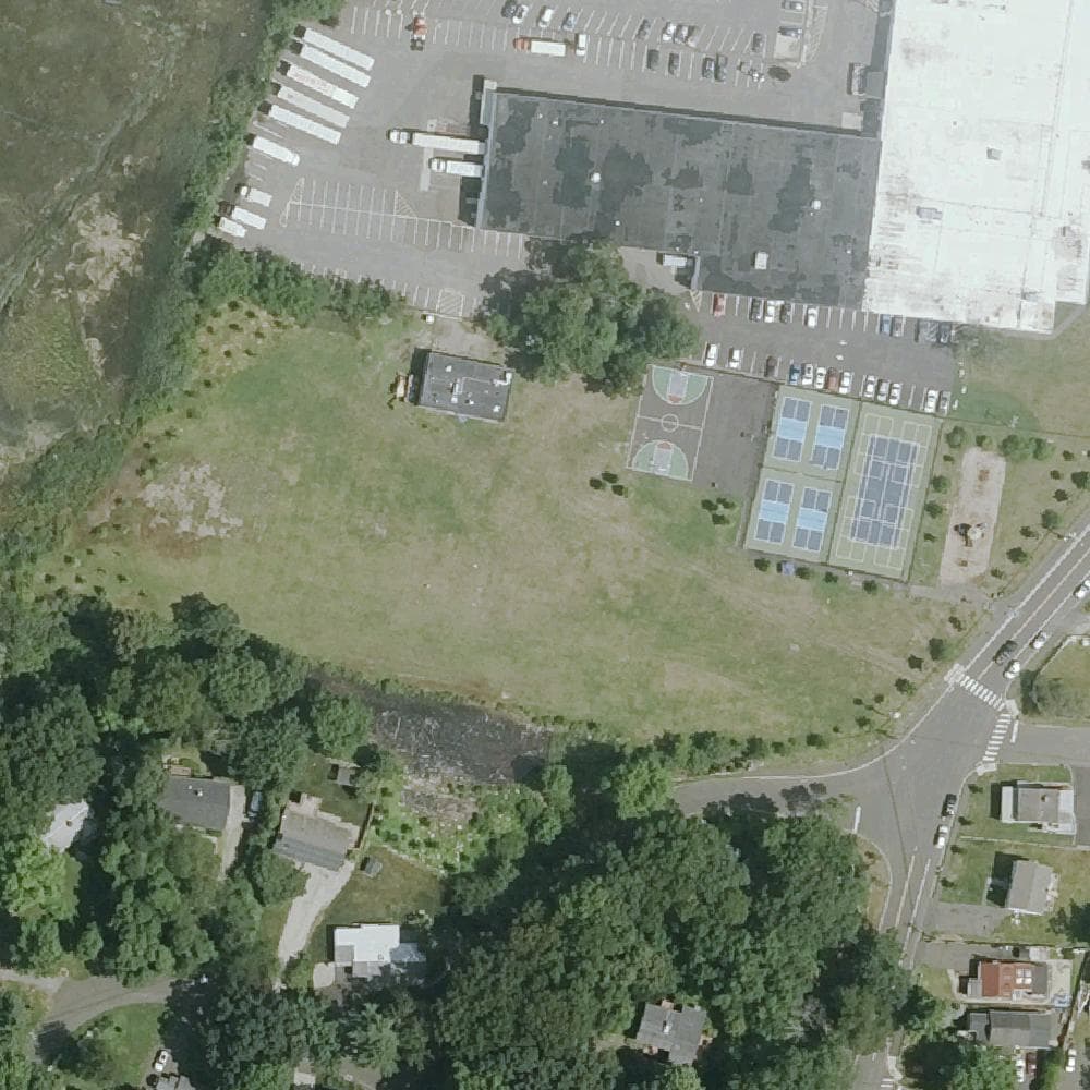 Aerial view of Woodward Park