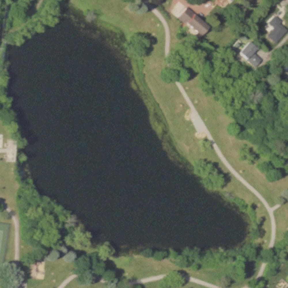 Aerial view of Zeunert Park